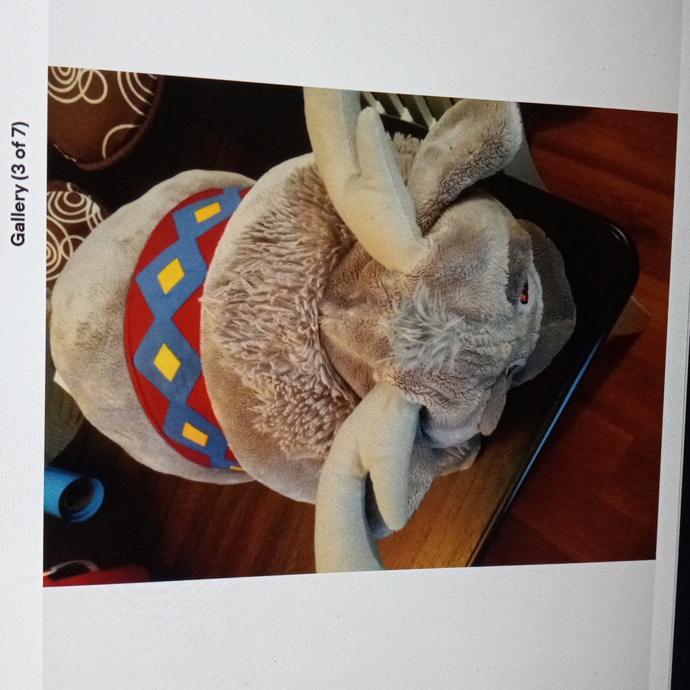Disney Parks FROZEN Sven Brown and Tan Plush Pillow - Picture 3 of 6